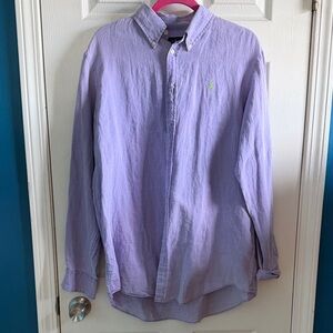 Polo Ralph Lauren Lavender Button-Down Shirt
